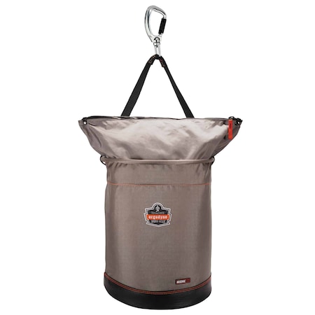 Ergodyne Gray Hoist Bucket with Swiveling Carabiner, XL 5976